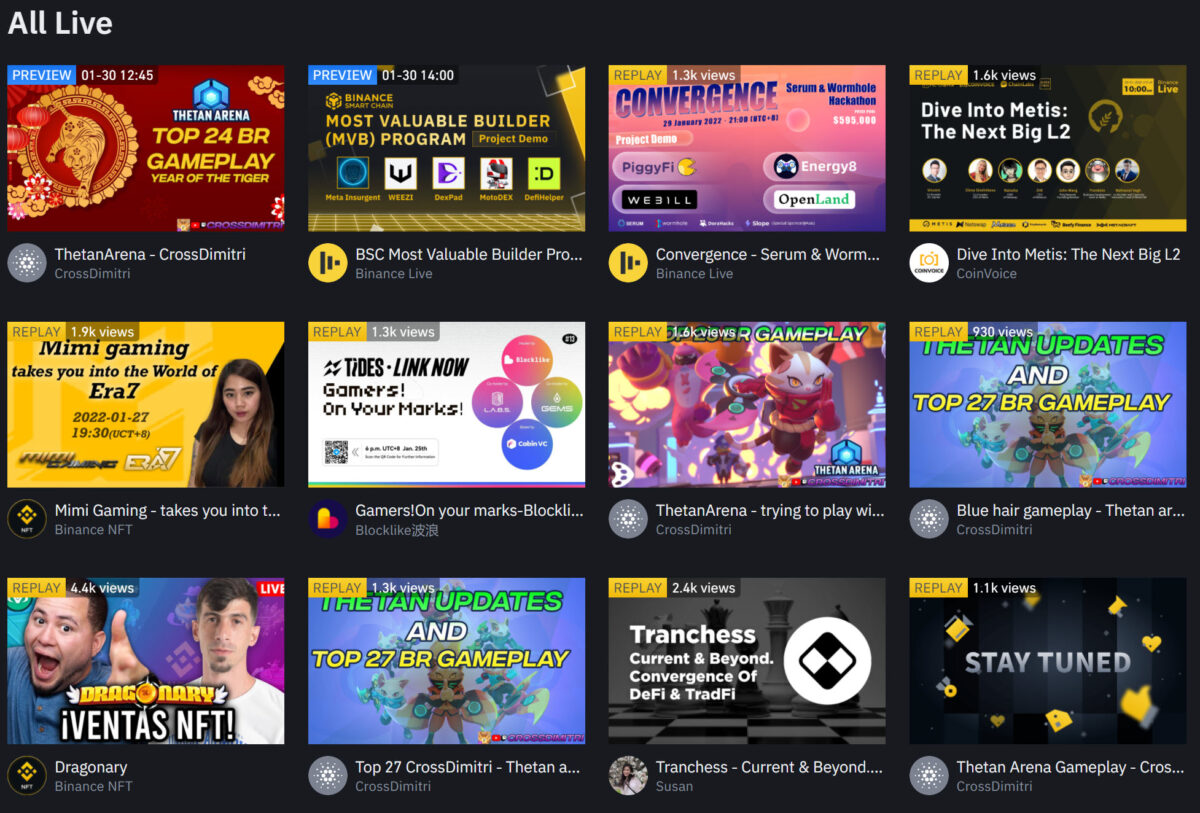 Binance educatie