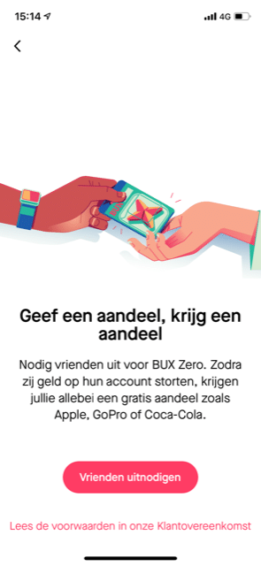 Gratis aandeel BUX